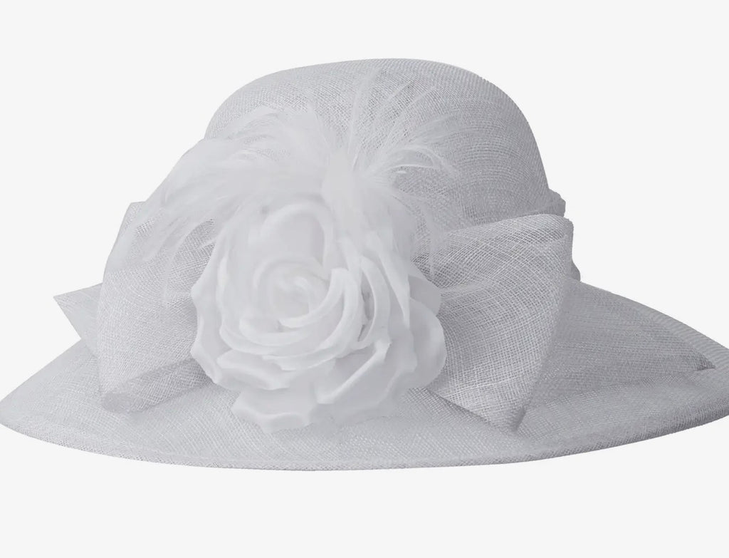 TOUCAN SINAMAY HAT W/ BOW FLOWER