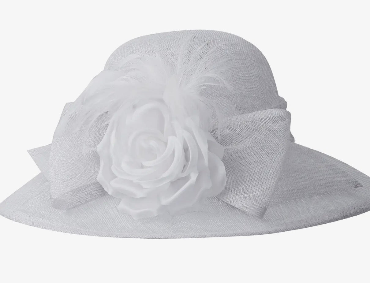 TOUCAN SINAMAY HAT W/ BOW FLOWER