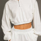 Long Sleeve Elastic Waist Top