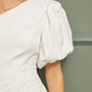 One Shoulder Ruffle Dress