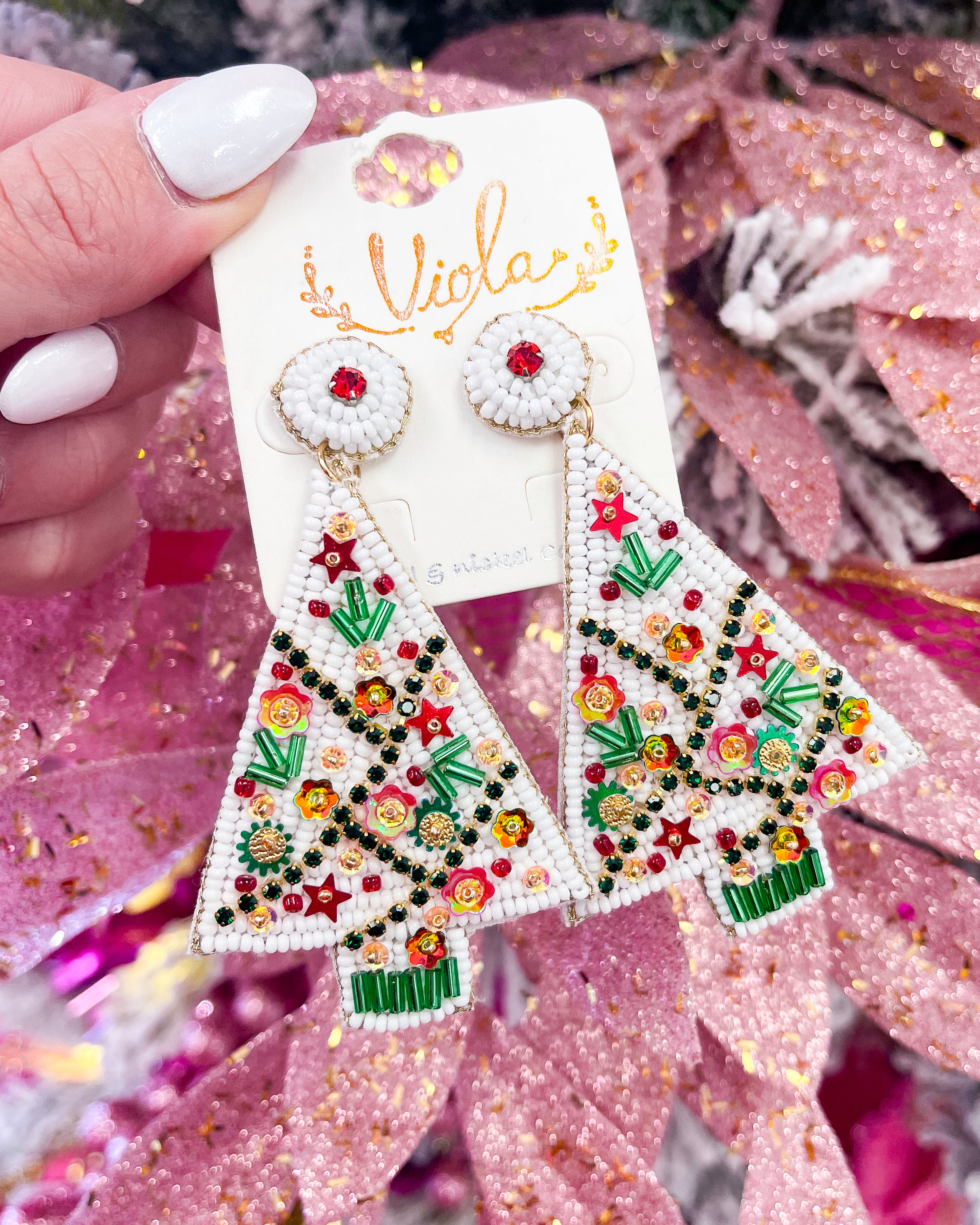 Christmas Tree Earrings