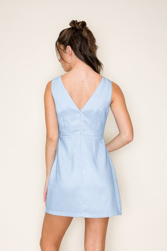 TIMELESSLY CLASSIC BOAT NECK MINI DRESS