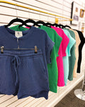 SHORT SLEEVE CORDED SET