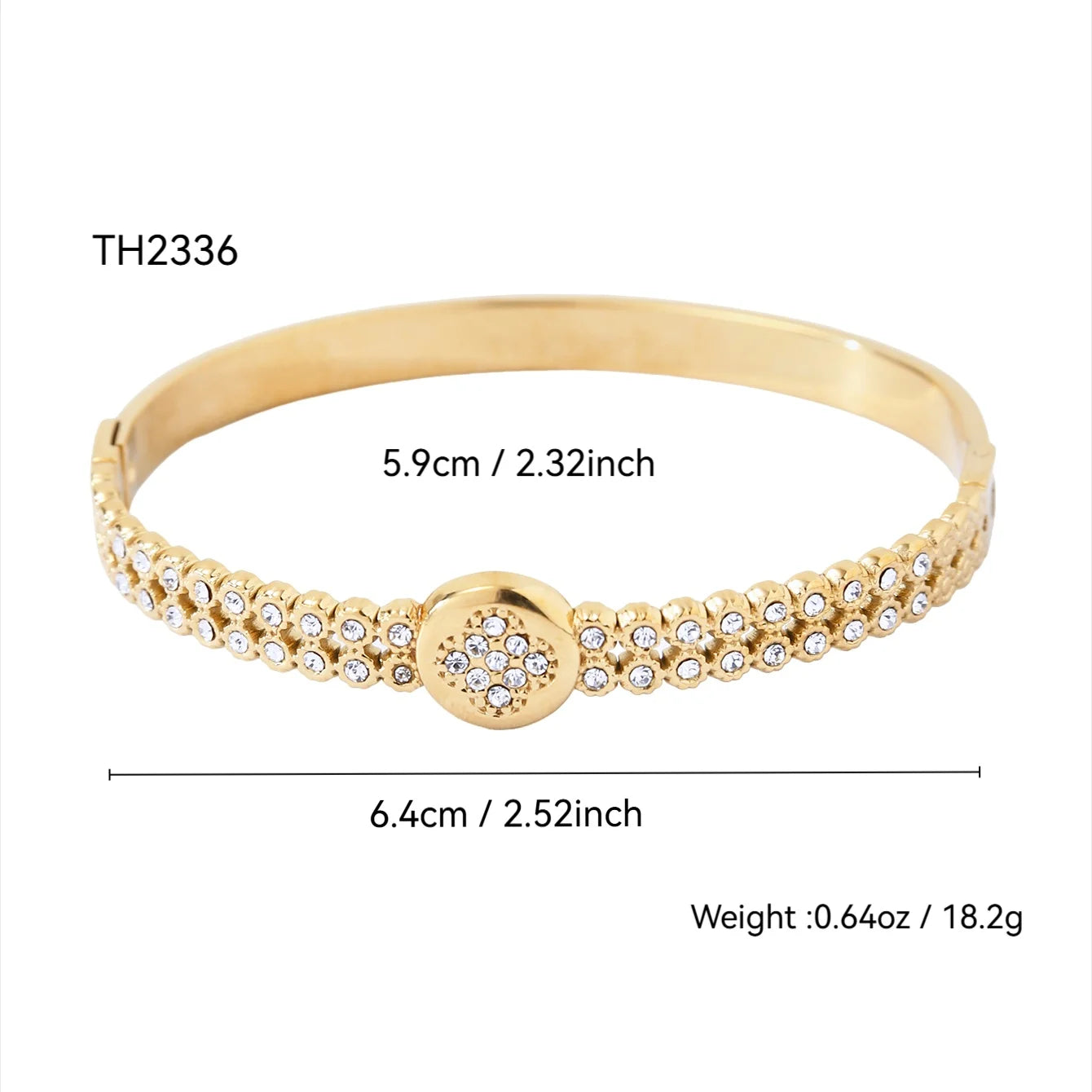 Designer Inspired Stainless Steel Cuff Bracelet