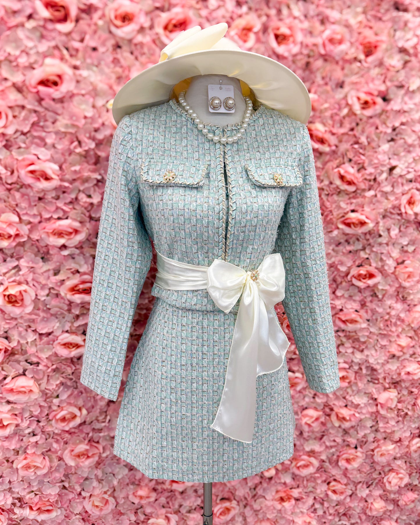 INA 31102 (DRESS + JACKET SET)