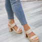 BEACH PLEASE RAFFIA HEELS