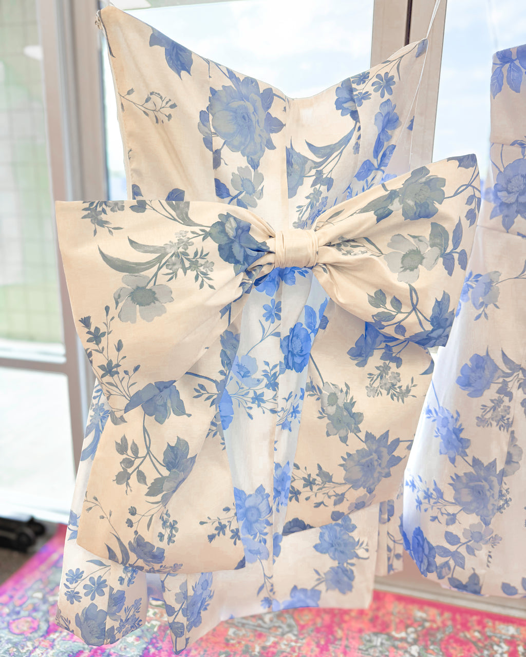 Strapless Floral Mini W/ Statement Bow