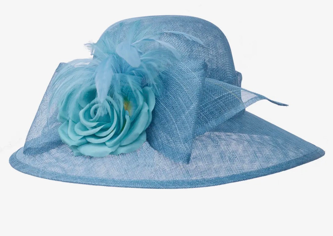 TOUCAN SINAMAY HAT W/ BOW FLOWER