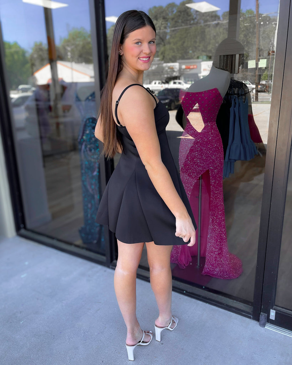 Scuba Fit & Flare Dress