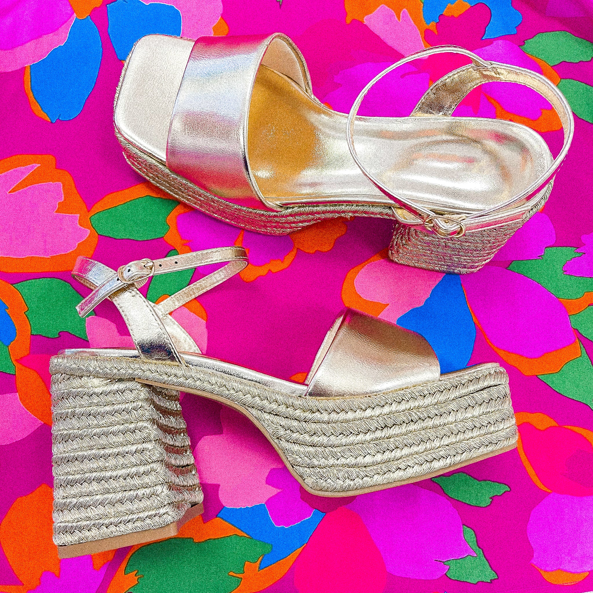 BELISE RAFFIA PLATFROM WEDGES