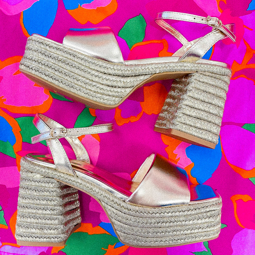 BELISE RAFFIA PLATFROM WEDGES