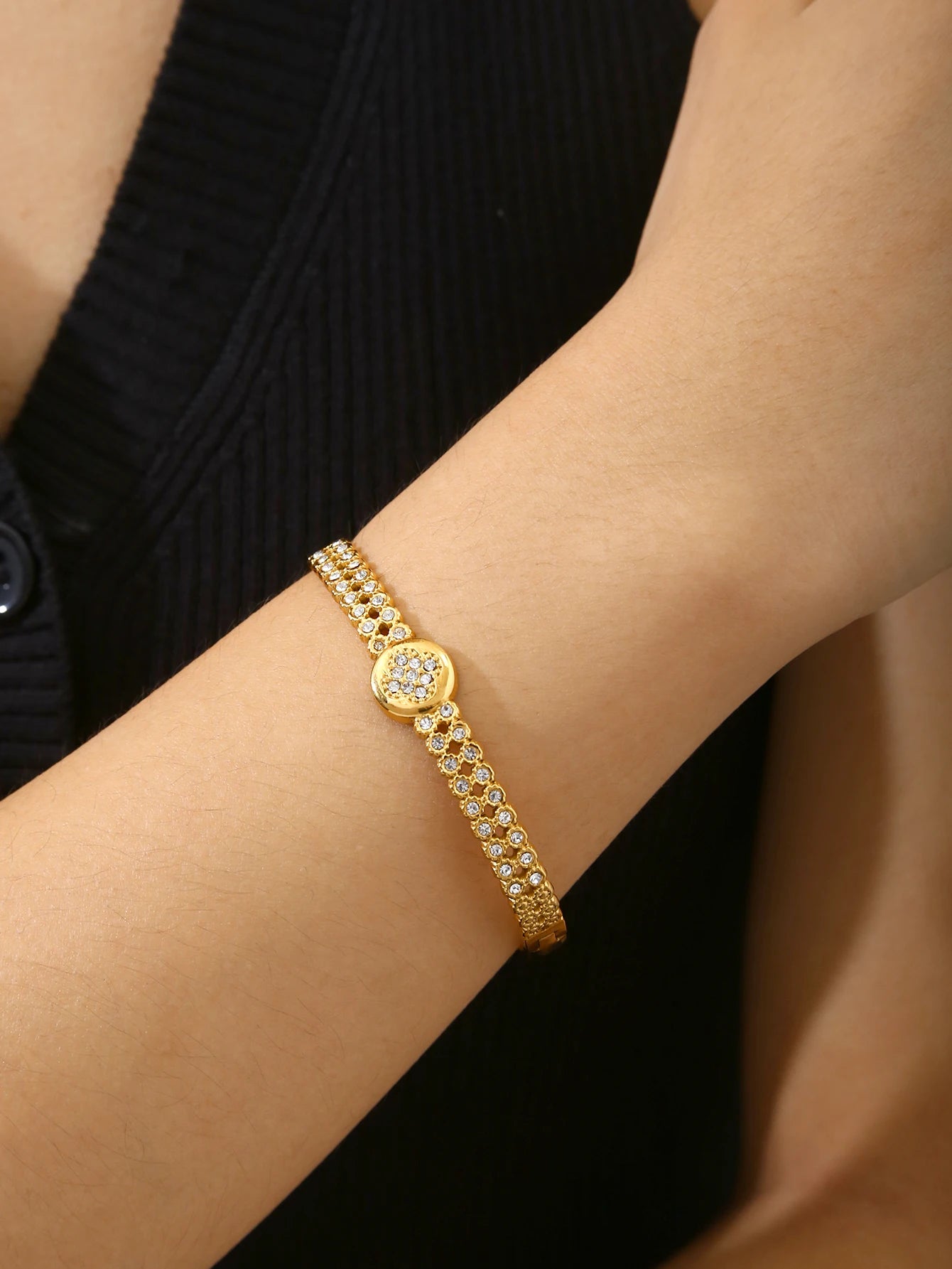 Designer Inspired Stainless Steel Cuff Bracelet