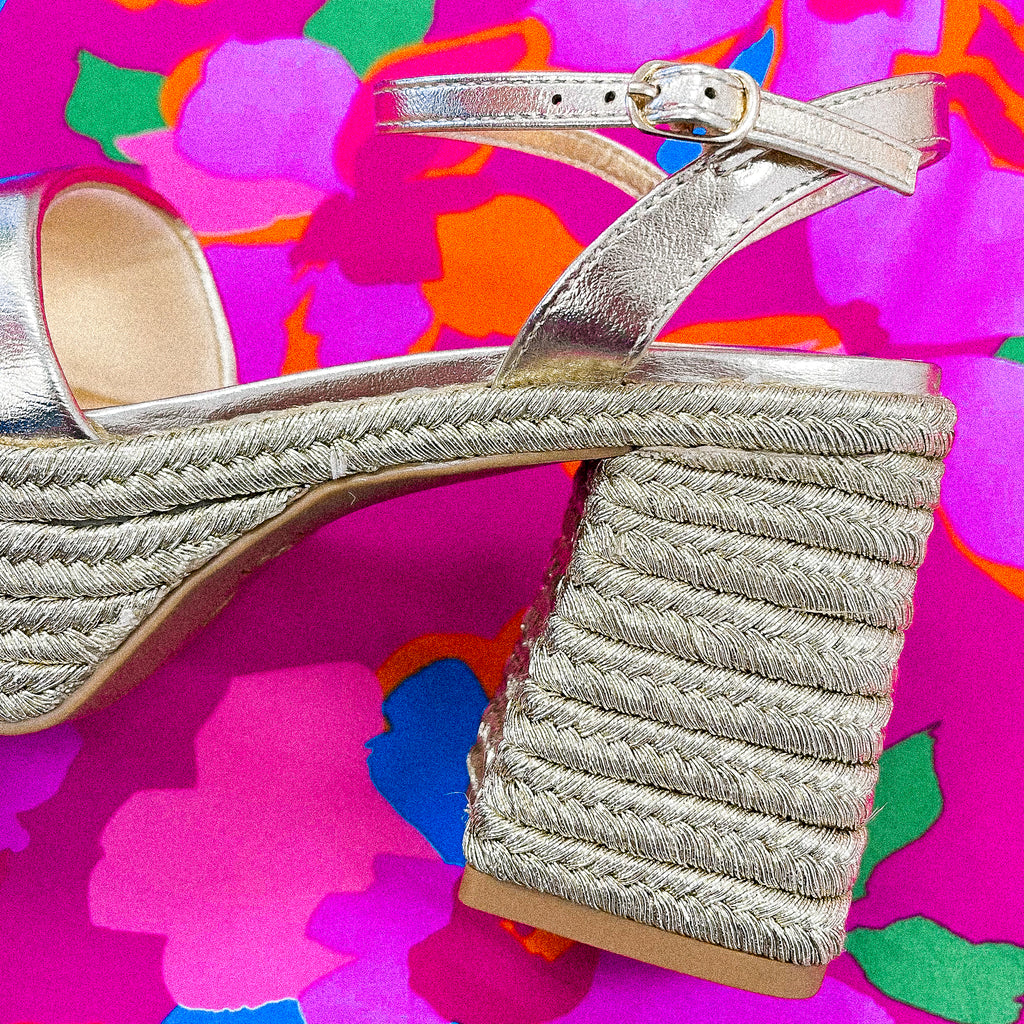 BELISE RAFFIA PLATFROM WEDGES