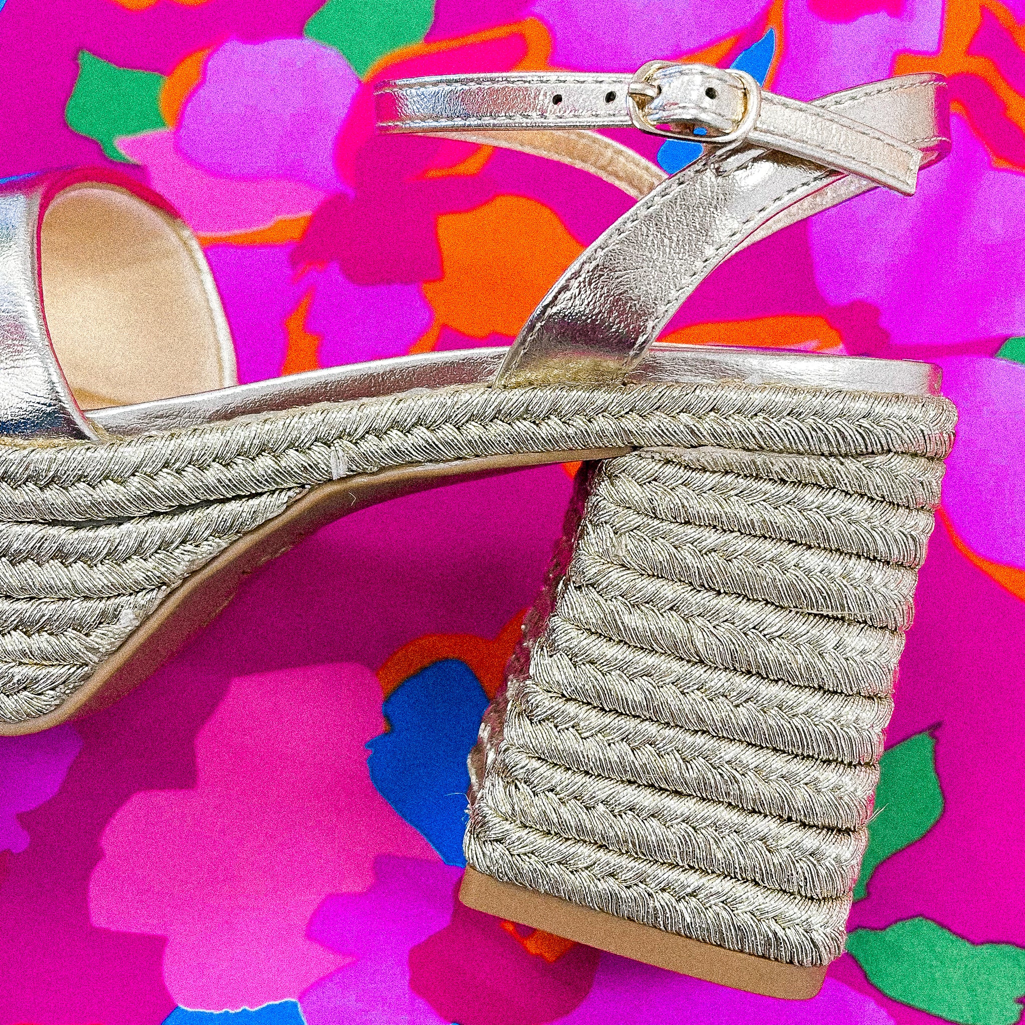 BELISE RAFFIA PLATFROM WEDGES