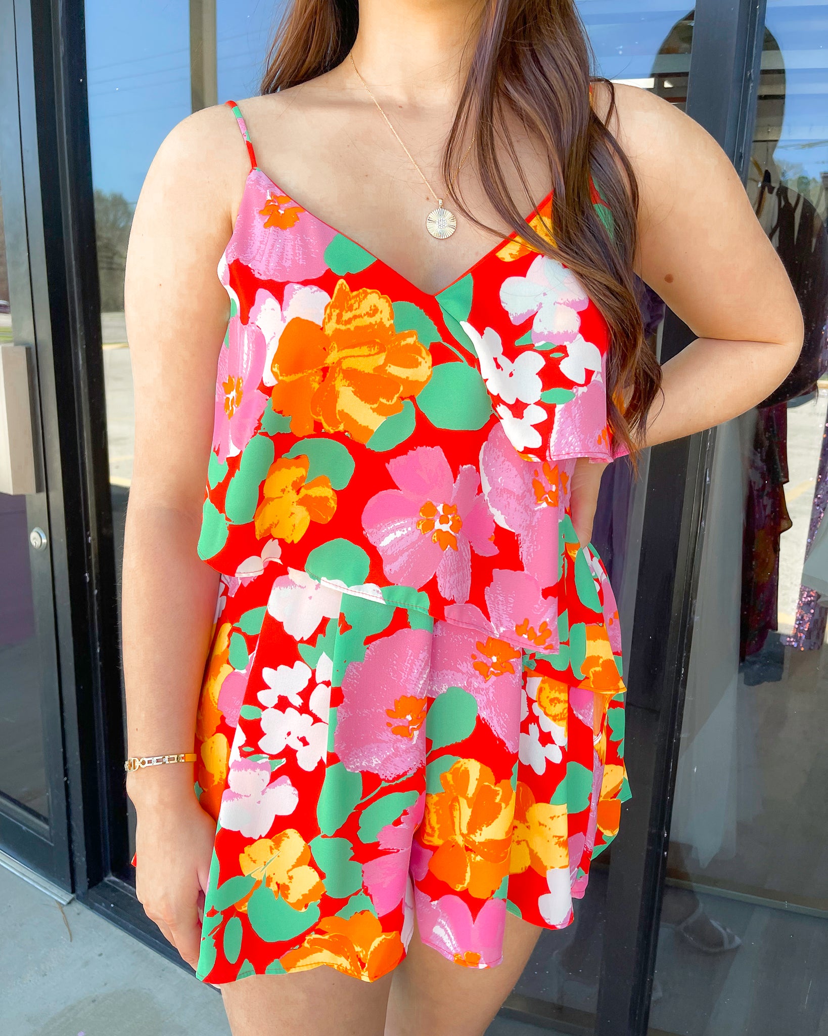 'Take Me to the Beach' Printed Romper