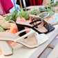 DOUBLE STRAP SLIP ON BASIC HEEL