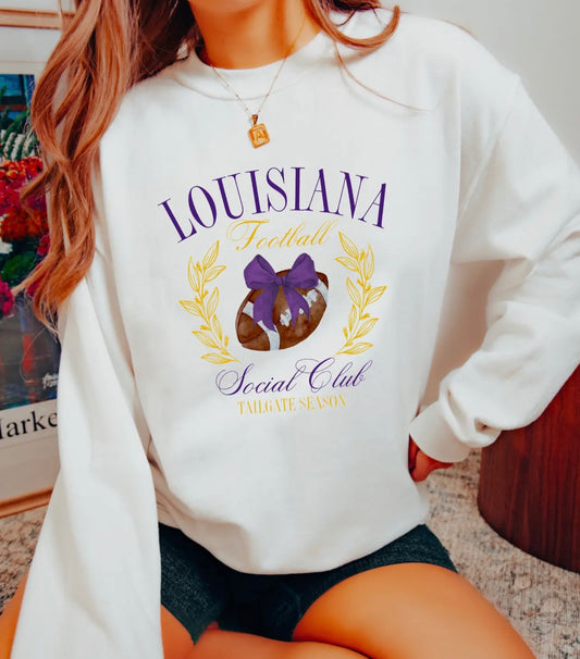 LSU FB SOCIAL CLUB SWEATSHIRT