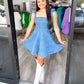 DENIM DREAMS BABYDOLL DRESS