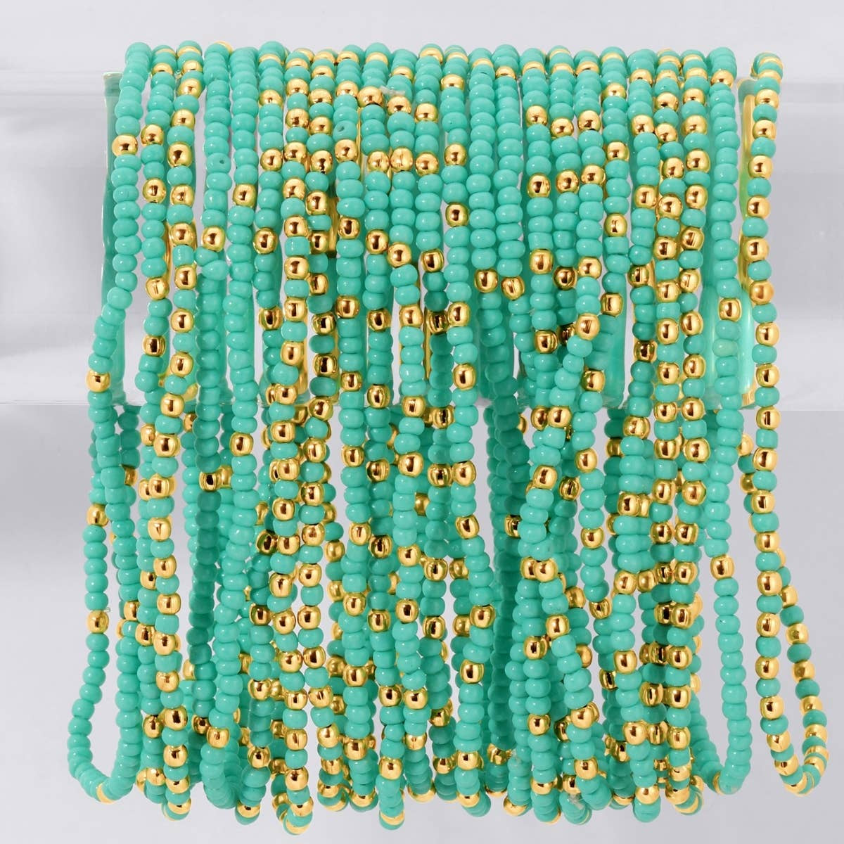 Solid Color 2mm Seed Bead Bracelets