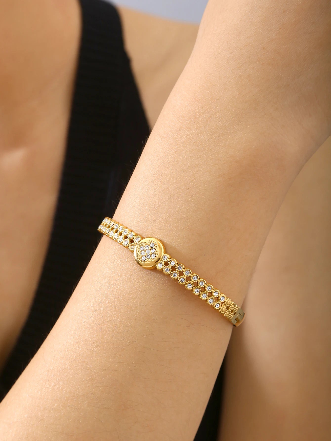 Designer Inspired Stainless Steel Cuff Bracelet