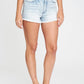 LULU ACID WASH CUT-OFF DENIM SHORTS